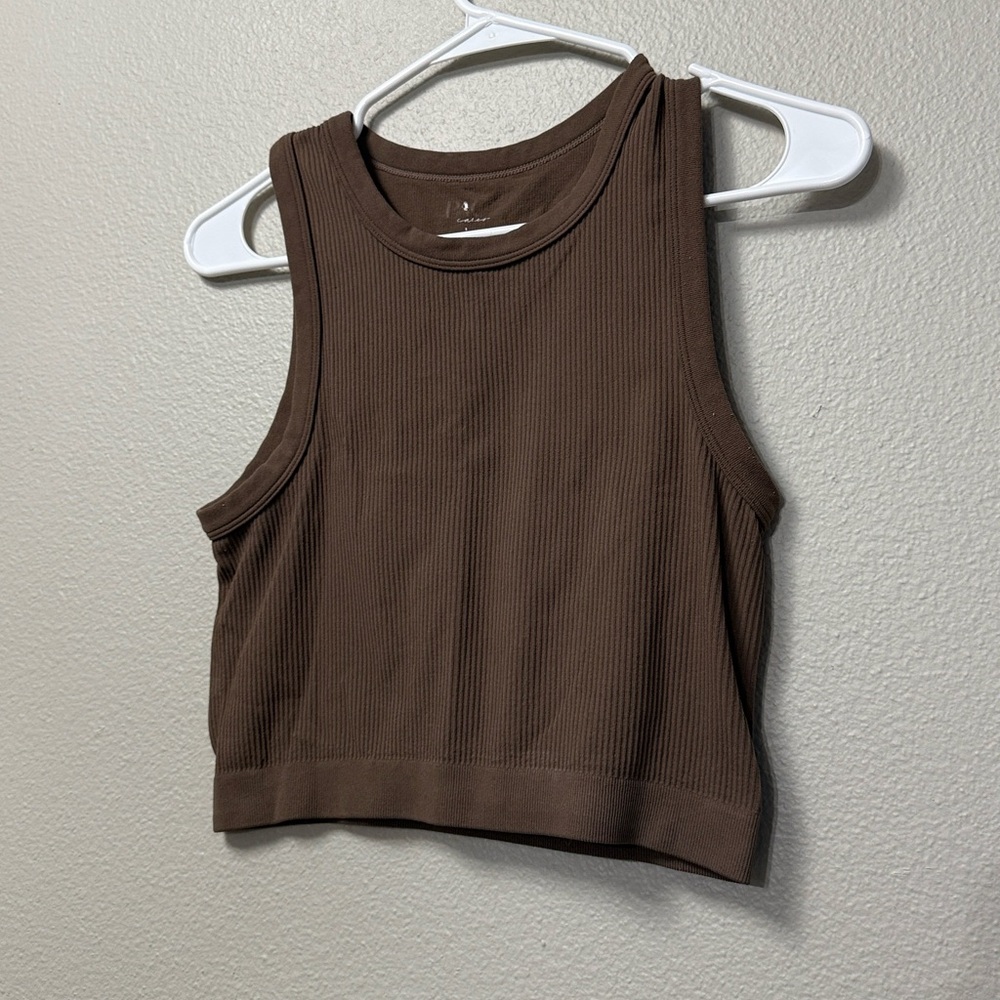 Pacsun Contour High Neck Seamless Tank Top - Picture 9 of 9